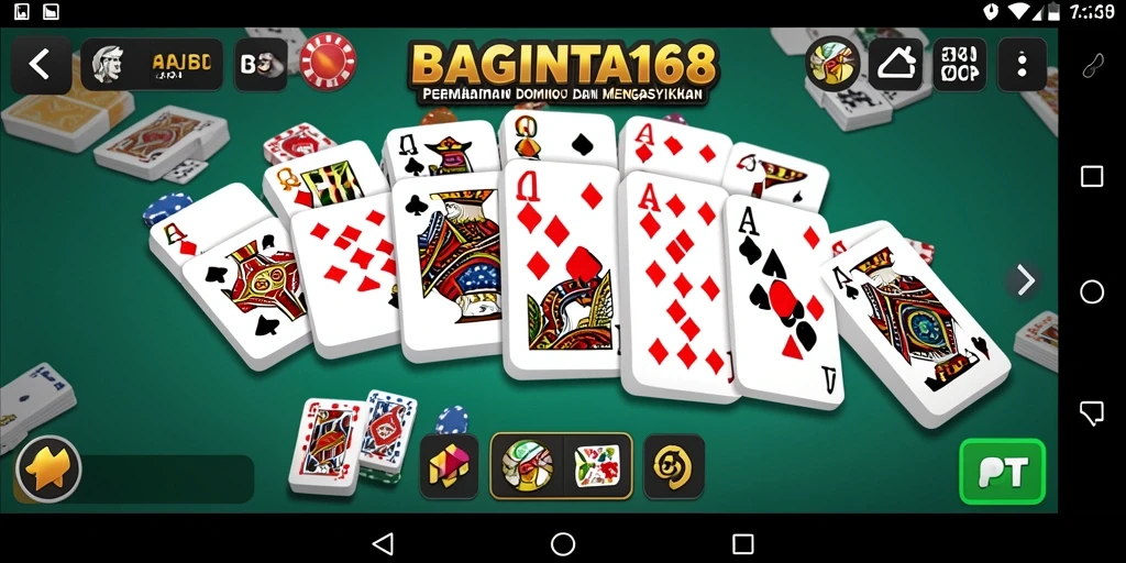 Tampilan gameplay menarik dari BAGINTA168 dalam permainan Domino.