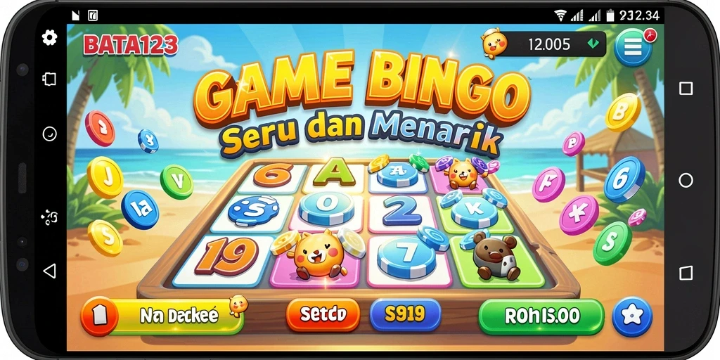 Screenshot BATA123 menampilkan suasana permainan Bingo yang seru.