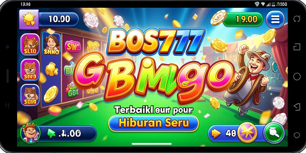 Tampilan gameplay seru dan interaktif dari BOS777.