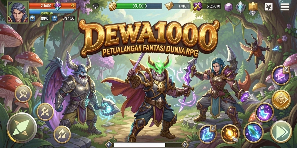 Gameplay menarik di DEWA1000 dengan pertarungan seru dan karakter unik.