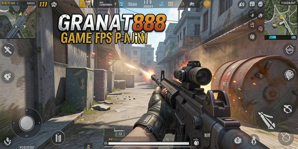 Tangkapan layar gameplay intens dari GRANAT88.