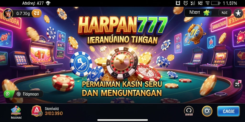 Gameplay seru dan interaktif dari HARAPAN777 di dunia kasino.