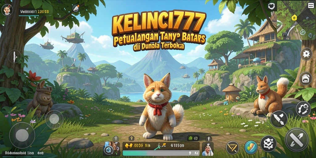 Tampilan gameplay seru di dunia terbuka KELINCI777.