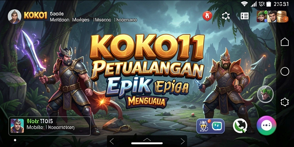 Gameplay KOKO11 dengan grafis menawan dan aksi petualangan seru.