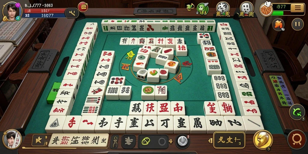 Screenshot game LJO777 menunjukkan pengalaman bermain Mahjong yang menarik.