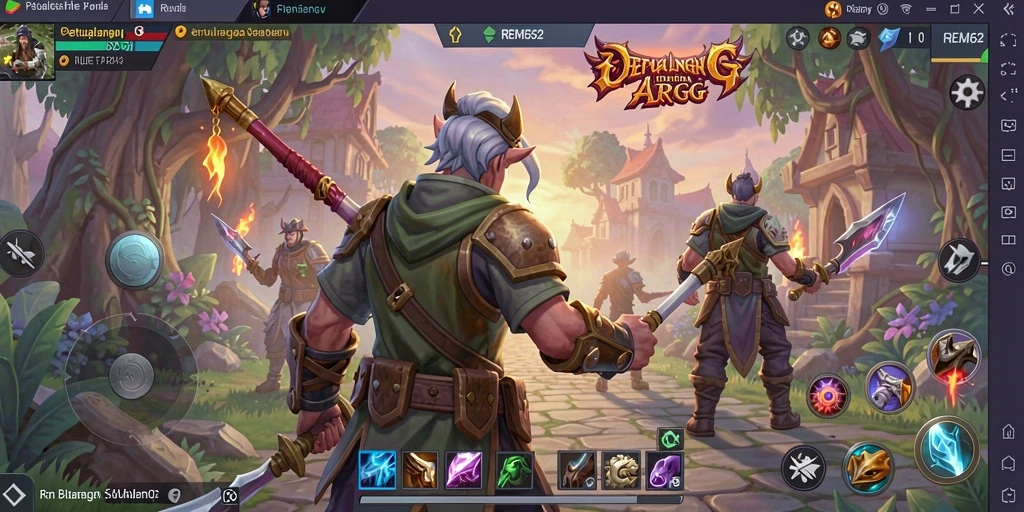 Tangkapan layar gameplay seru di REMI62 dengan aksi ARPG yang menakjubkan.