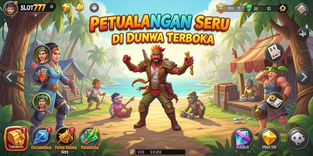 Tampilan gameplay SLOT777 yang menakjubkan di dunia terbuka.