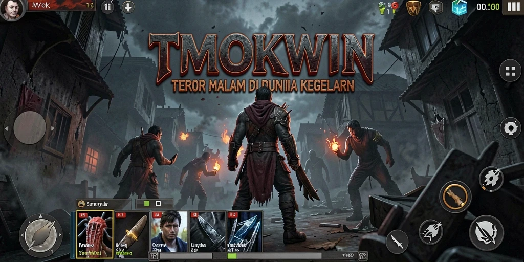 Gameplay menegangkan dalam suasana gelap dan menyeramkan.