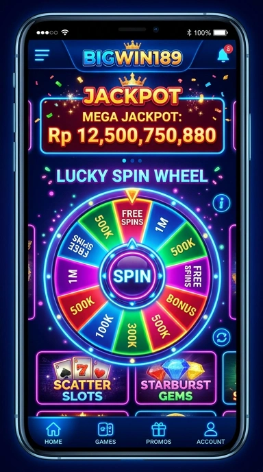 Tampilan antarmuka aplikasi bigwin189 yang intuitif.